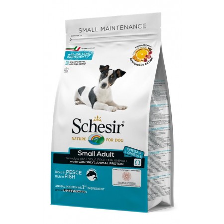 Schesir Dog Small Adult Fish корм для собак малых пород с рыбой 800 г (53821)